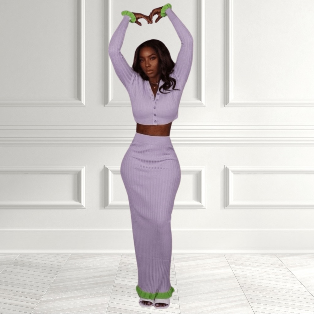 Lift Me Up Maxi Skirt Set